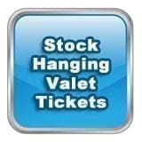 In Stock Hanging Valet Tickets