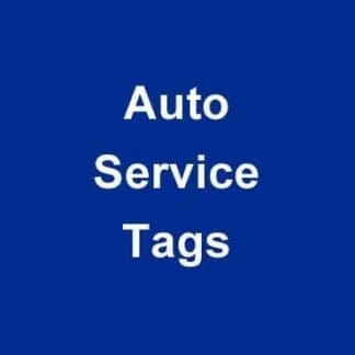Auto Service Hanging Tickets