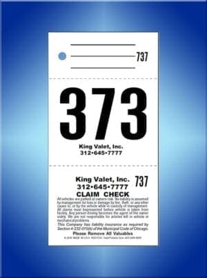 #CCVT3C                       3 Part Chicago Code Valet Tickets