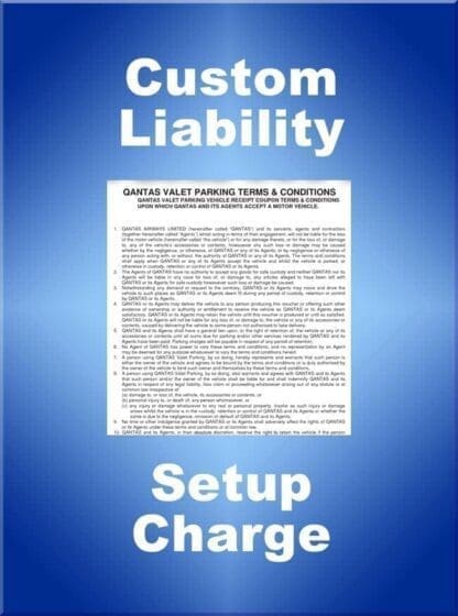 Custom Liability Claim Setup Fee