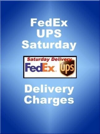 UPS Additional Saturday Delivery Fee