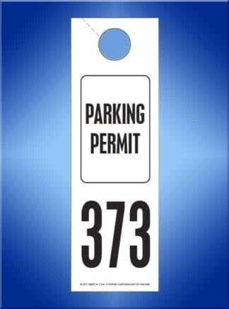 #VT3VPHA2                               Numbered Parking Permit