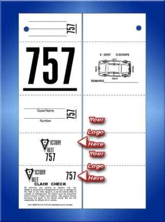 5 Part Custom Tickets W/Car Diagram Back 1,000 #VT5C-CB