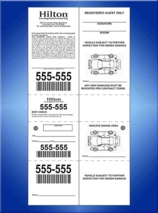 VT4CL 4 part 2.83x11 with Bar Codes #110 Index Printed 2 sides VT4CL 4 part 2.83x11 with Bar Codes #110 Index Printed 2 sides